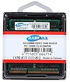RamMax 8GBメモリ 2枚組 DDR3 1600 PC12800　RM-SD1600-D16GB DUAL 204pin DDR3-SO-DIMM ノート パソコン用 増設メモリ 16GB デュアル